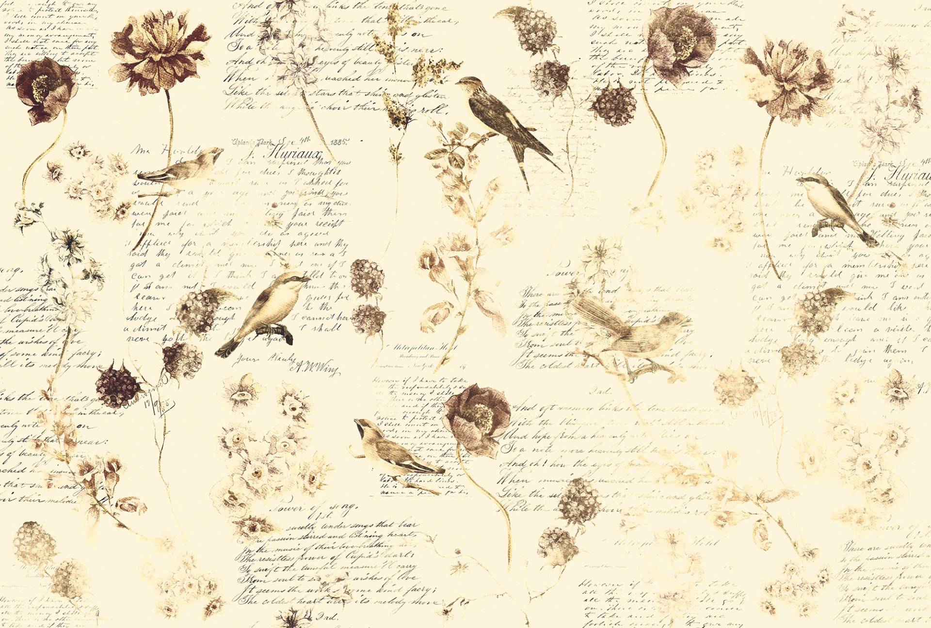 Architects Paper Fototapete "Atelier 47 Bird Poetry 1", floral von Architects Paper