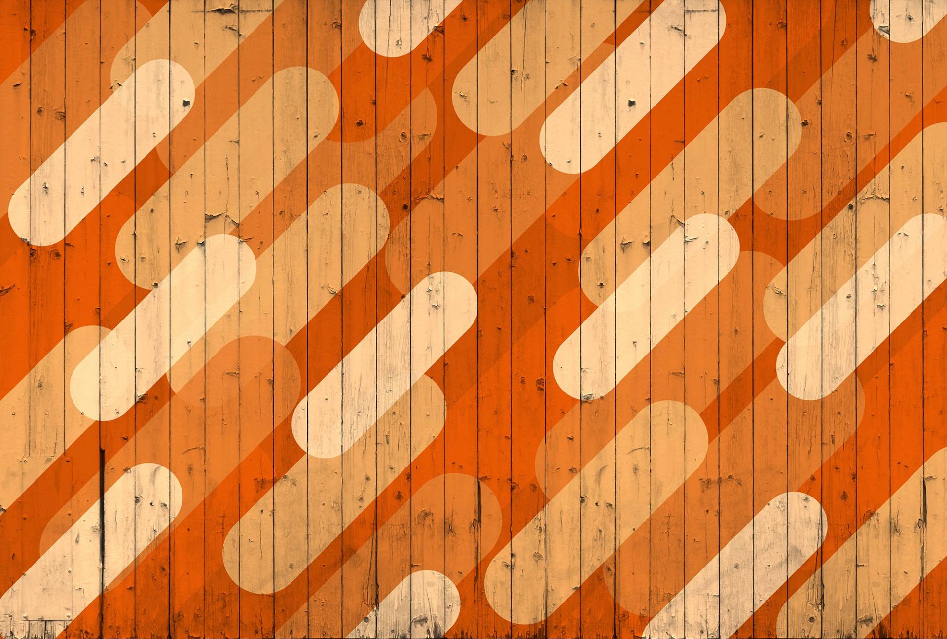 Architects Paper Fototapete "Atelier 47 Pill Pattern 2", Holz von Architects Paper