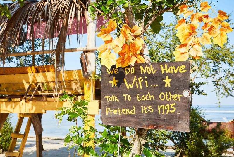 Architects Paper Fototapete "Bali - No WIFI" Vlies, Wand, Schräge von Architects Paper