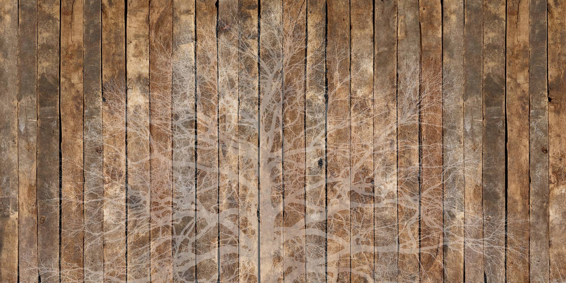 Architects Paper Fototapete "Oak Silhouette" Vlies, Wand, Schräge von Architects Paper