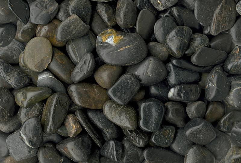 Architects Paper Fototapete "Pebble Stone Black" Vlies, Wand, Schräge von Architects Paper