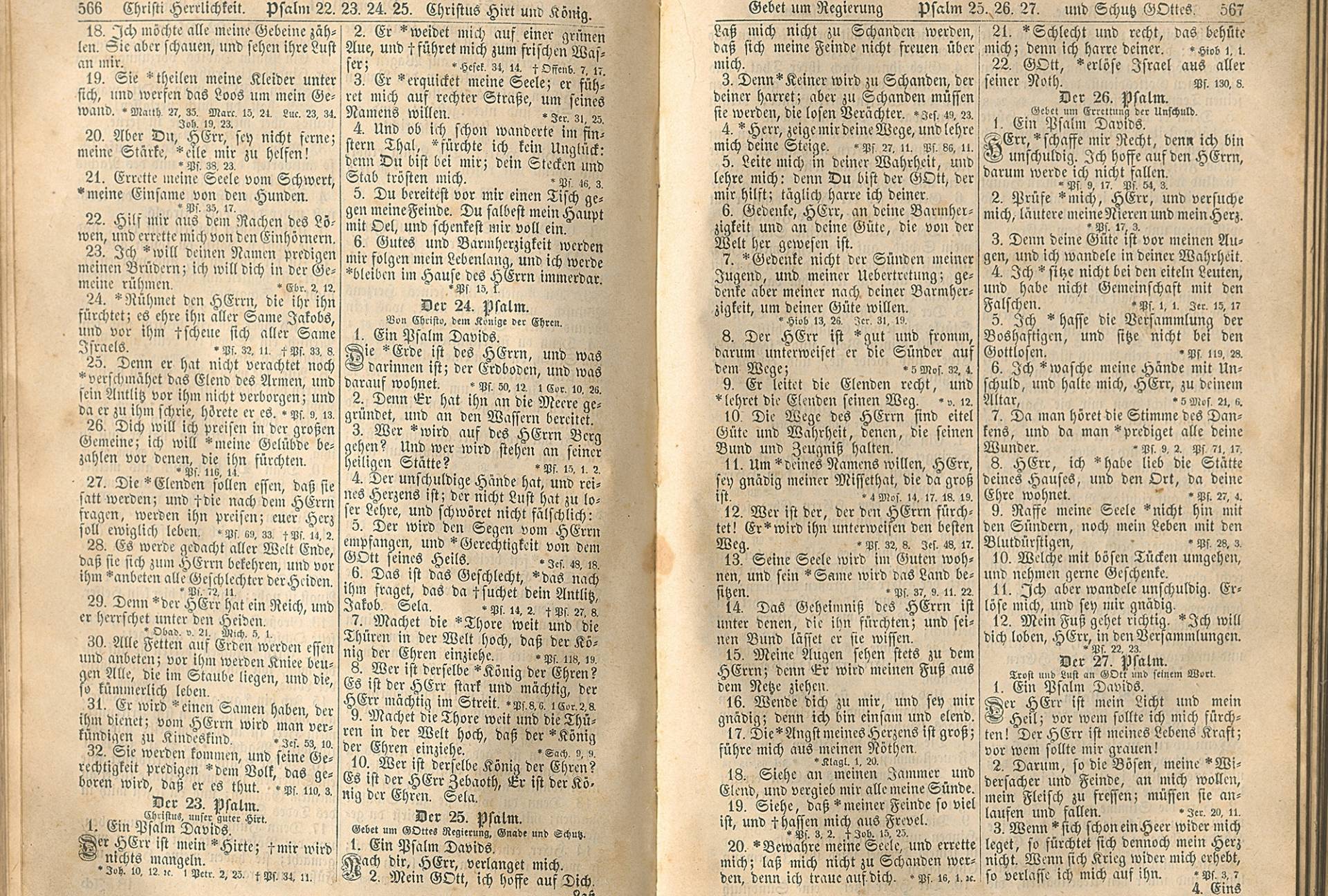 Architects Paper Fototapete "Psalm 23" Vlies, Wand, Schräge von Architects Paper