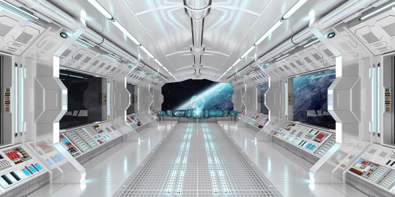 Architects Paper Fototapete "Spaceship" Vlies, Wand, Schräge von Architects Paper