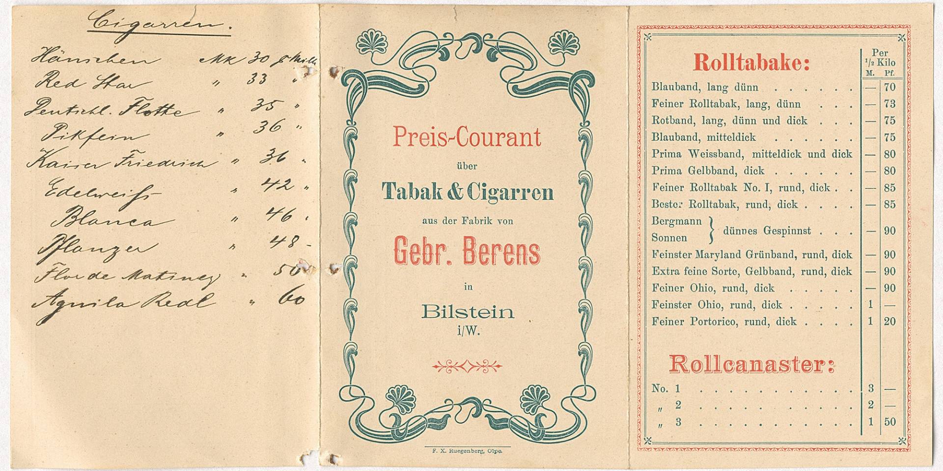 Architects Paper Fototapete "Tabac Order" Vlies, Wand, Schräge von Architects Paper