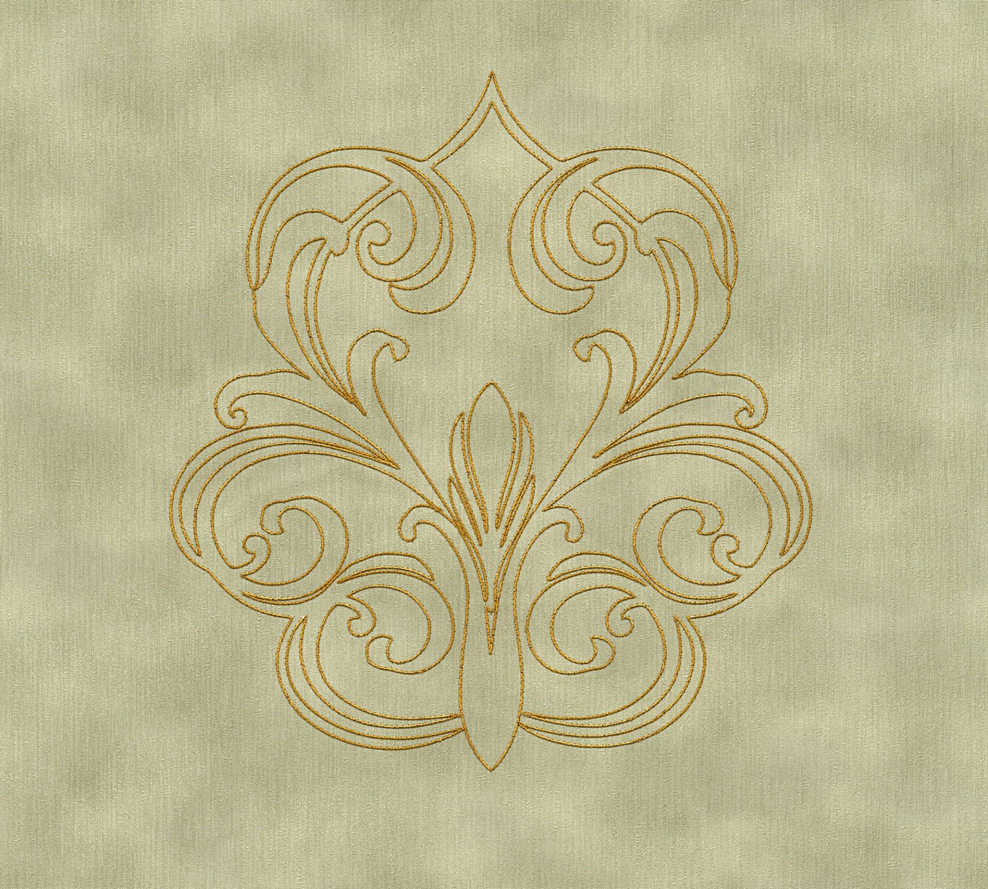 Architects Paper Vliestapete "Nobile" Barock  bestickt strukturiert Barocktapete Vlies Tapeten Wohnzimmer Schlafzimmer Küche modern Design von Architects Paper