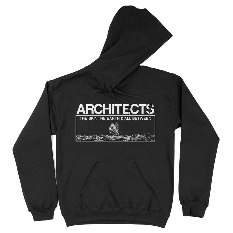 Architects Moth Kapuzenpullover schwarz in XXL Architects Moth Kapuzenpullover schwarz in XXL von Architects