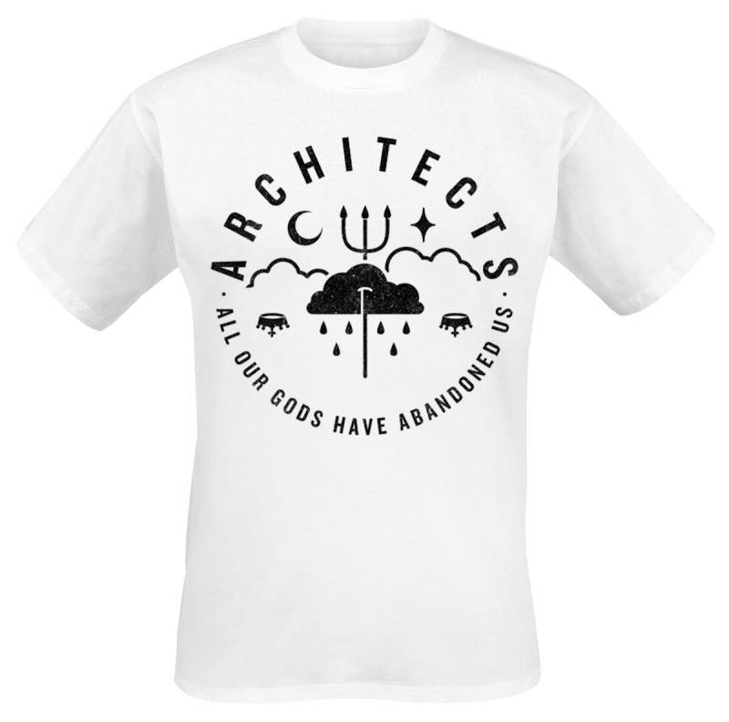 Architects T-Shirt - All Our Gods - S bis XXL - für Männer - Größe S - weiß  - Lizenziertes Merchandise! von Architects