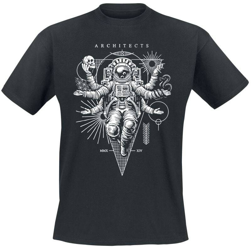 Architects T-Shirt - Space God - S bis XXL - für Männer - Größe XXL - schwarz  - Lizenziertes Merchandise! von Architects