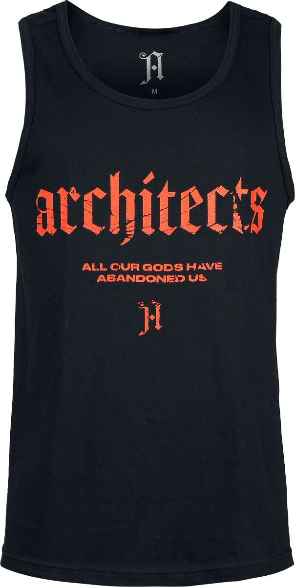 Architects Tank-Top - All our gods have abandoned us - S bis XL - für Männer - Größe S - schwarz  - Lizenziertes Merchandise! von Architects