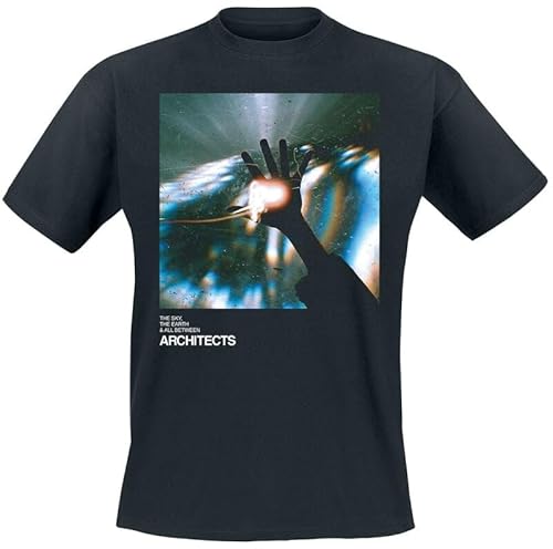 Architects The Sky Reach Up Männer T-Shirt schwarz L 100% Baumwolle Band-Merch, Bands von Architects