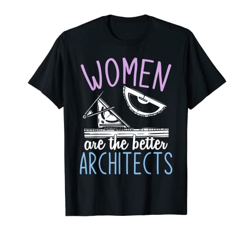 Frauen Architektin Architektur Studium Architekt T-Shirt von Architektur Studium Geschenkidee