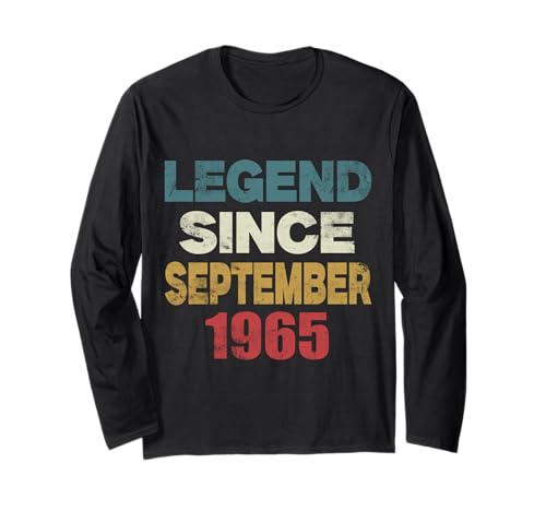 Legende 1965 65. Geburtstag Geschenke für Männer Frauen 1965 Geburtstag Langarmshirt von Archive Attire tee