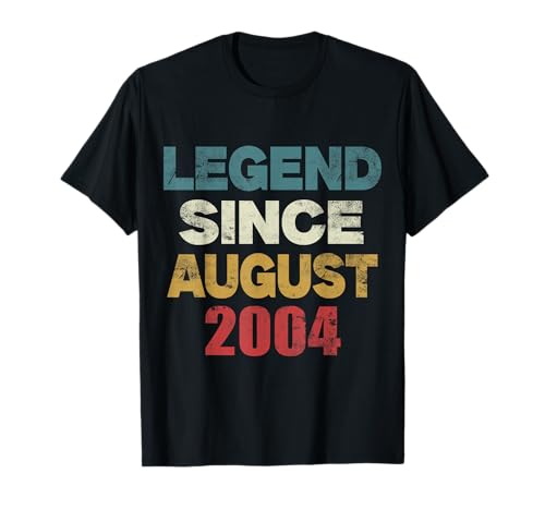 Legend 2004 21. Geburtstag Geschenke für Männer Frauen 2004 Geburtstag T-Shirt Legend 2004 21. Geburtstag Geschenke für Männer Frauen 2004 Geburtstag T-Shirt von Archive Attire