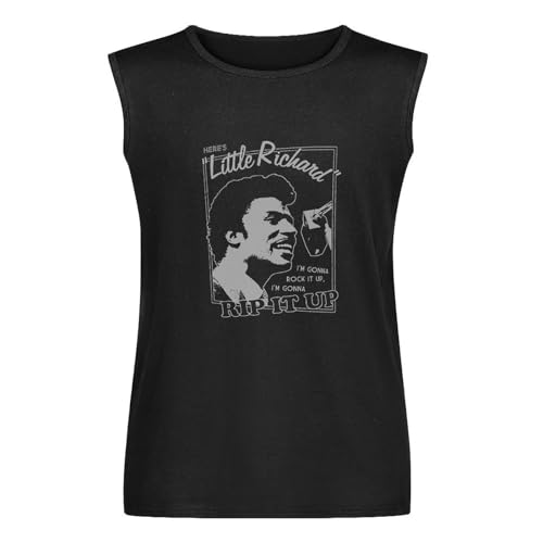 Little Richard Rip It Up Printed Graphic Men's Vests Tank Tops O-Neck 100% Cotton Undershirts Unisex Sleeveless Shirt Black XL Little Richard Rip It Up Printed Graphic Men's Vests Tank Tops O-Neck 100% Cotton Undershirts Unisex Sleeveless Shirt Black XL von Arcoíris