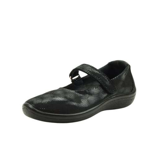 Arcopedico GEMÜTLICH Bailarina Damen Estrela Tejido Adaptable SCHWARZ Talla Numeric_38 von Arcopedico