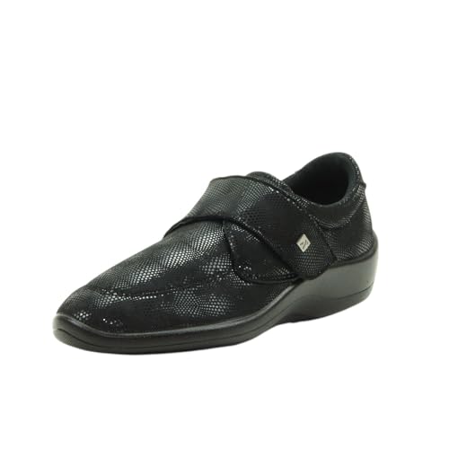 Arcopedico GEMÜTLICH Mokassin Damen REPOVESI Elegante LICRA Adaptable SCHWARZ Talla Numeric_41 von Arcopedico