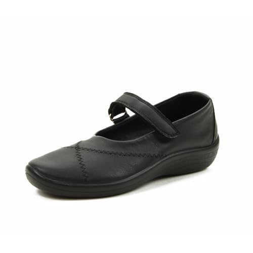 Arcopedico GEMÜTLICH Y Elegante BAILARINAS Damen TRIGLAV LICRA SCHWARZ Talla Numeric_37 von Arcopedico