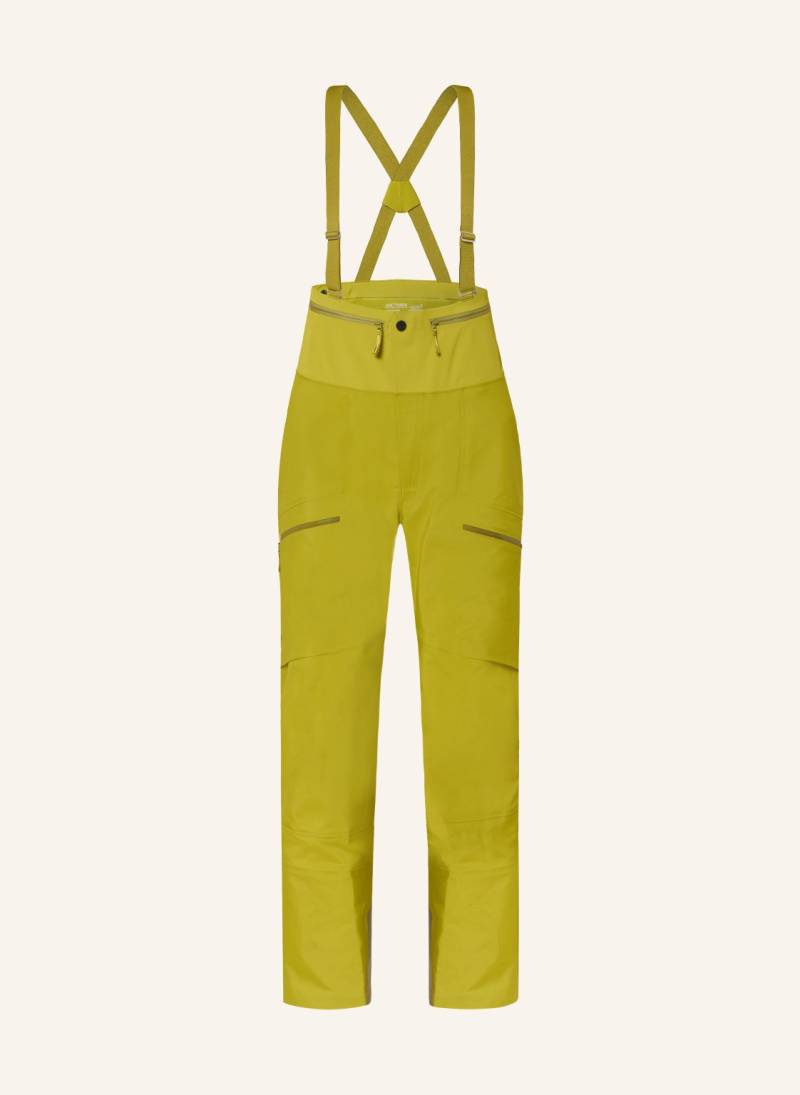 Arc'teryx Hardshell-Skihose Rush Bib gruen von Arcteryx