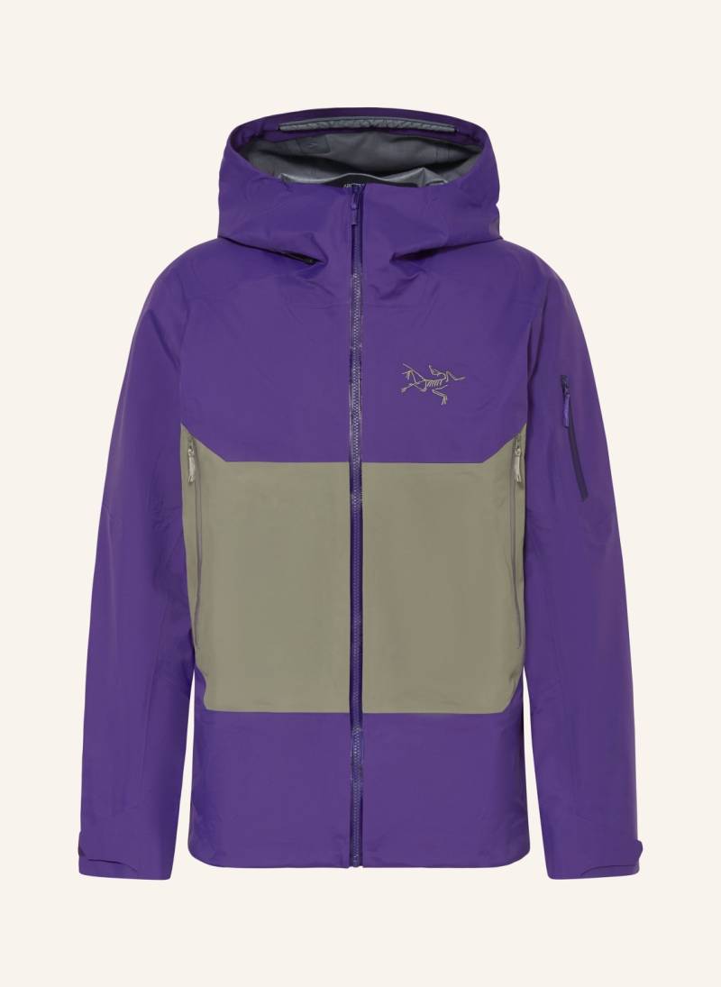 Arc'teryx Hardshell-Skijacke Sabre lila von Arcteryx
