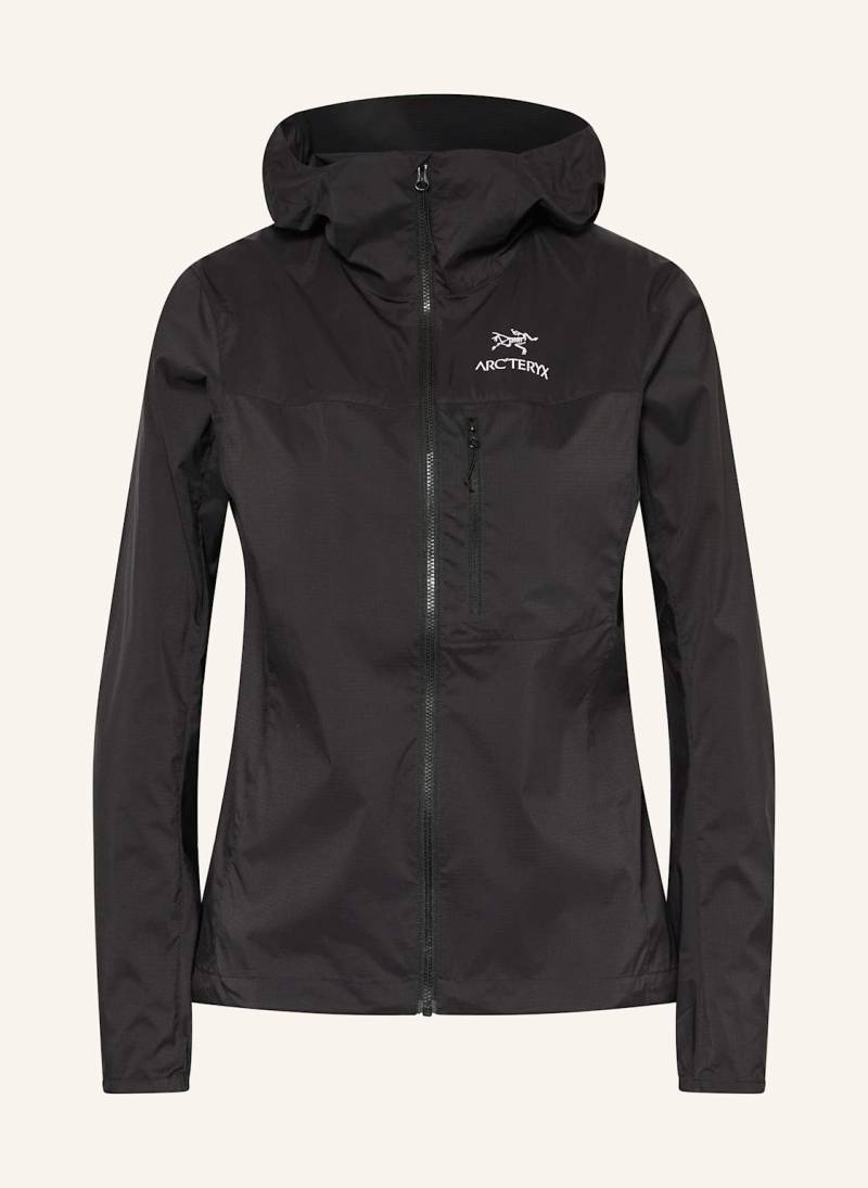 Arc'teryx Windbreaker Squamish Hoody schwarz von Arcteryx