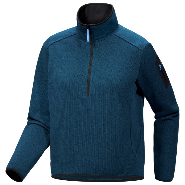 Arc'teryx - Women's Covert Zip Neck - Fleecepullover Gr S blau von Arcteryx