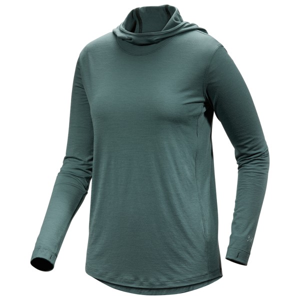 Arc'teryx - Women's Lana Wool Hoody - Merinoshirt Gr L;M;S;XL;XS;XXL;XXS lila/rosa;schwarz von Arcteryx