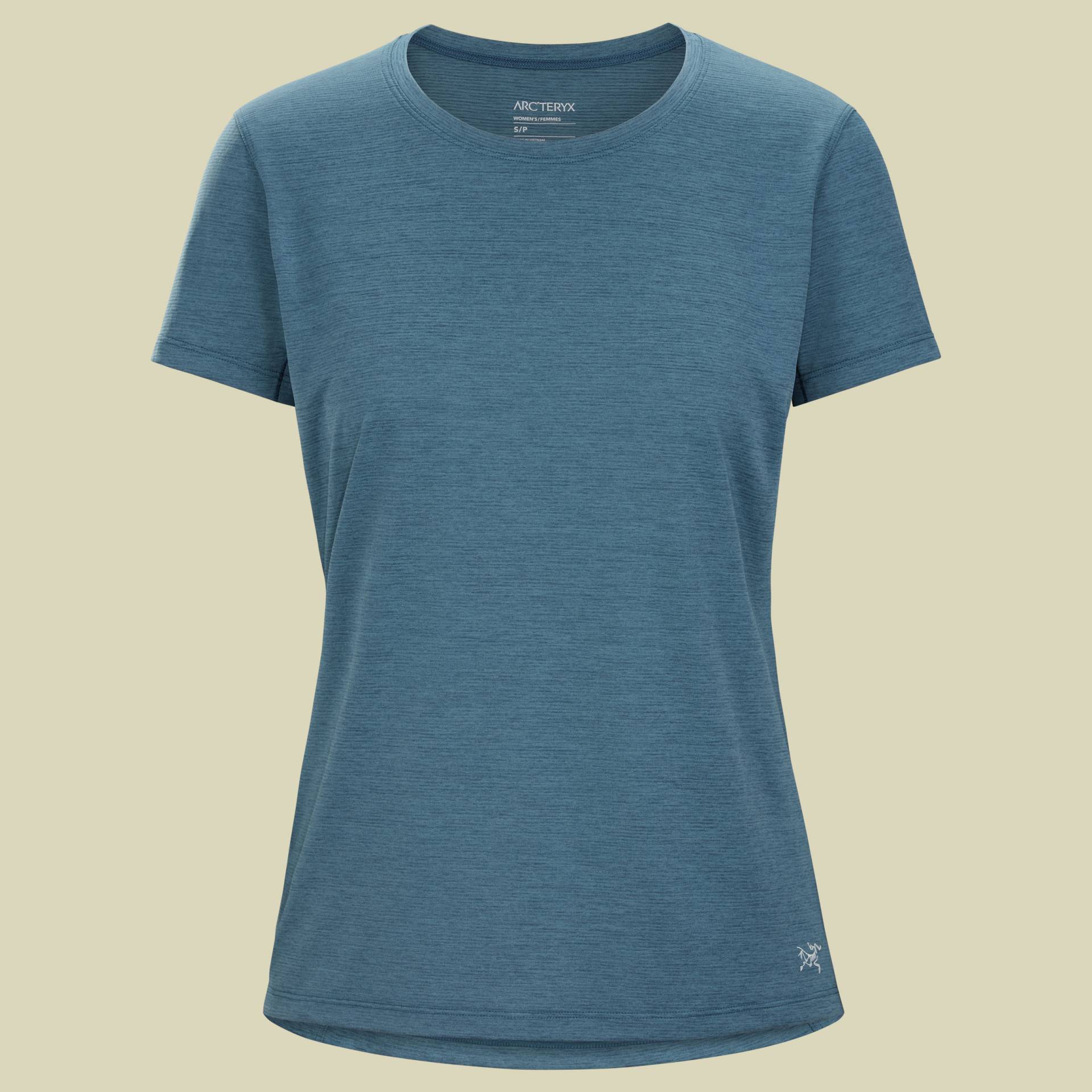 Taema Crew SS Shirt Women Größe S Farbe serene heather von Arcteryx