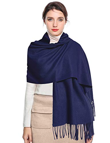 Arctic Penguin Pashmina Schal Frauen Winterschal Warm Wrap Hochzeit Männer Damen Schals 78,5 "x 27,5" （Marine） von Arctic Penguin