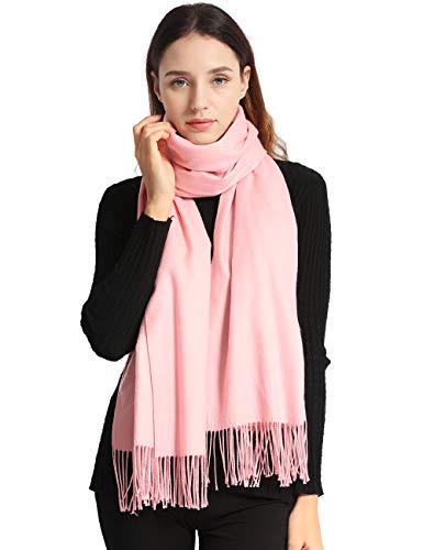 Arctic Penguin Pashmina Schal Kaschmir Stolen Damen Schultertuch für Frauen Hochzeit Kaschmirschal Herren Umschlagtuch Winter/ (Pink) von Arctic Penguin