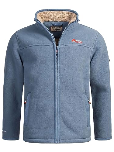 Arctic Seven Herren Fleece Jacke mit Teddyfell Futter Fleecejacke Wanderjacke AS325 [AS-325-Blau-Gr.3XL] von Arctic Seven