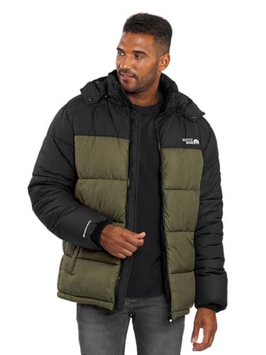 Arctic Seven Herren Winter Stepp Jacke gesteppte Winterjacke warm Kapuze AS-333 [AS-333 -Olive-Gr.3XL] von Arctic Seven