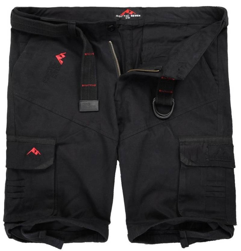 Arctic Seven Shorts Arctic Seven Herren Cargoshorts AS129 inklusive hochwertigem Gürtel von Arctic Seven