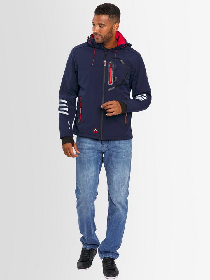 Arctic Seven Softshelljacke ASColori Outdoorjacke mit abnehmbarer Kapuze von Arctic Seven