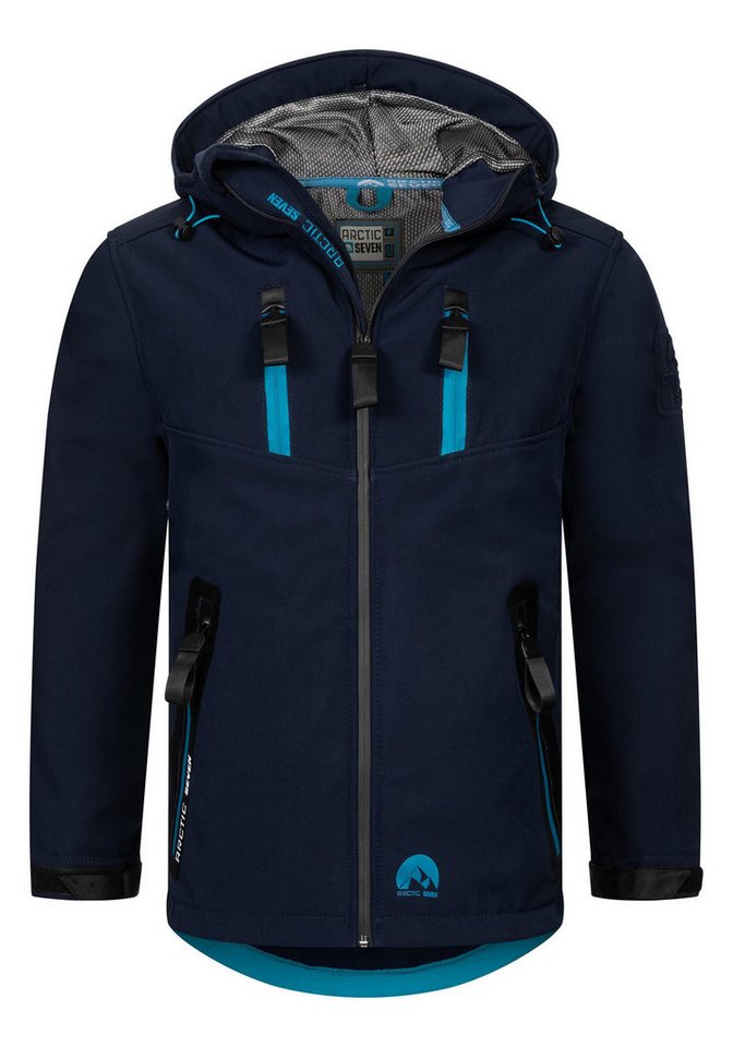 Arctic Seven Softshelljacke ASLasaro mit Fleecestoff innen von Arctic Seven