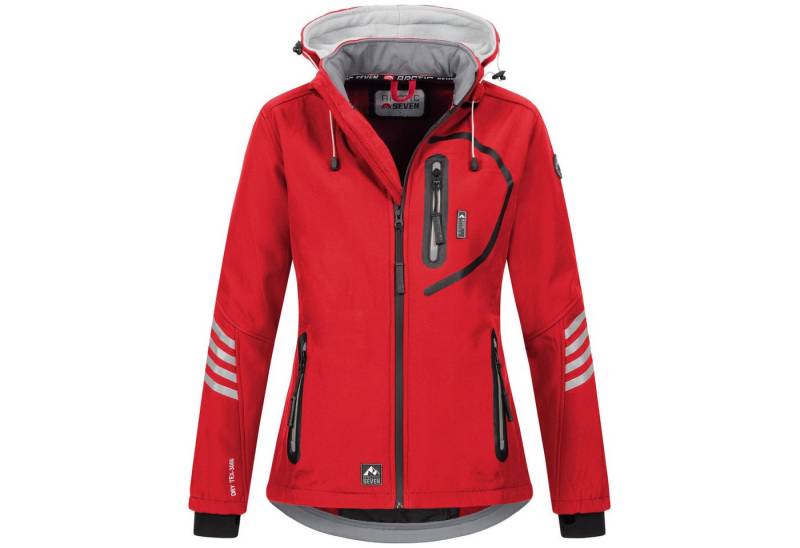 Arctic Seven Softshelljacke ASNicolia funktionale Outdoorjacke mit abnehmbarer Kapuze von Arctic Seven