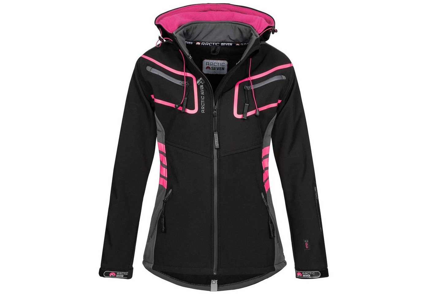 Arctic Seven Softshelljacke ASPier mit abnehmbarer Kapuze von Arctic Seven