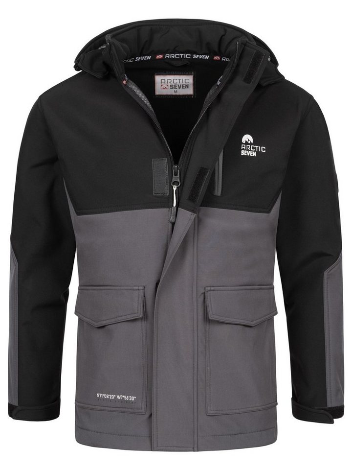 Arctic Seven Softshelljacke ASRenaldoo sportliche Funktionsjacke von Arctic Seven