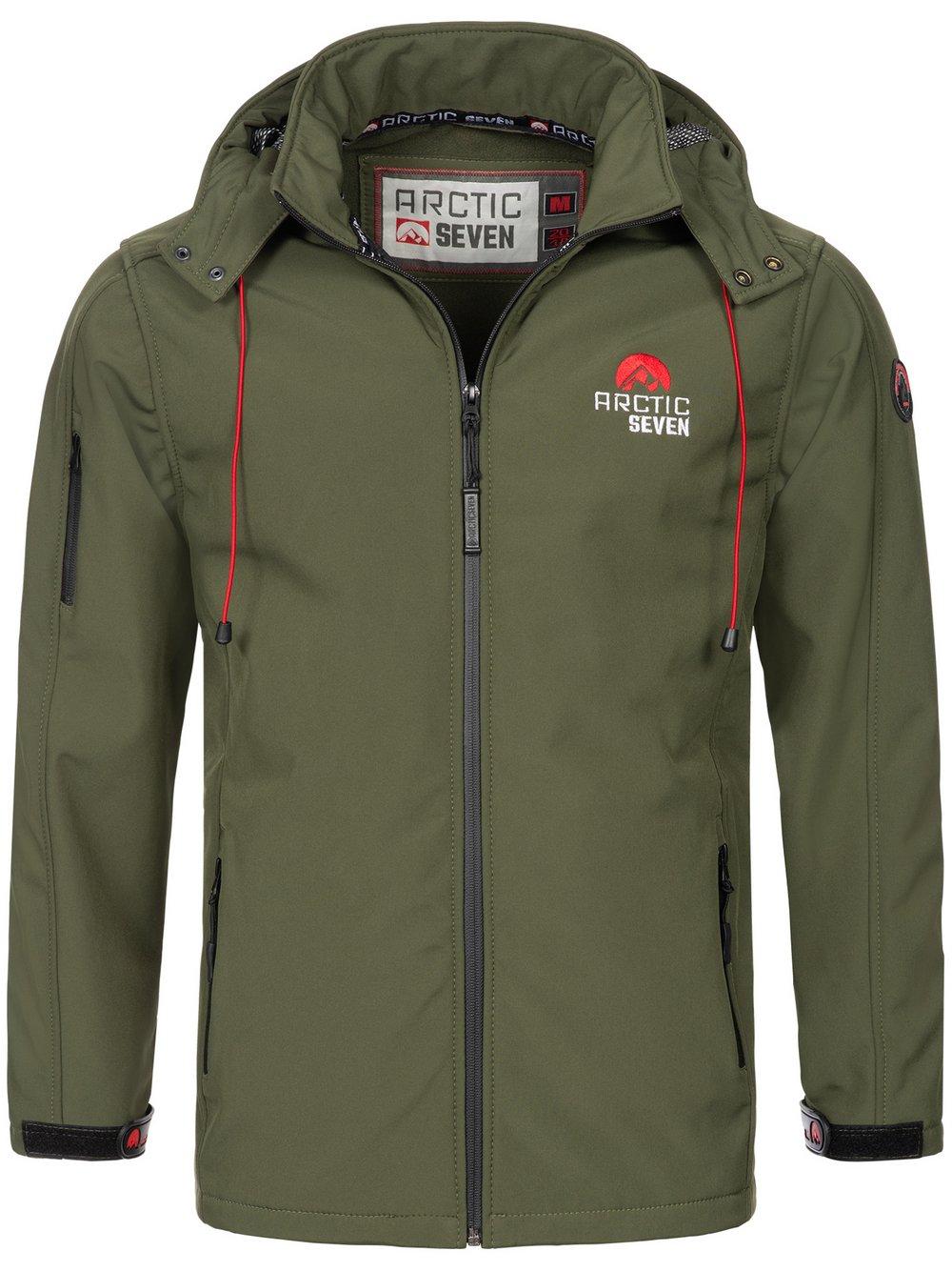 Arctic Seven Softshelljacke Herren Baumwolle, oliv von Arctic Seven