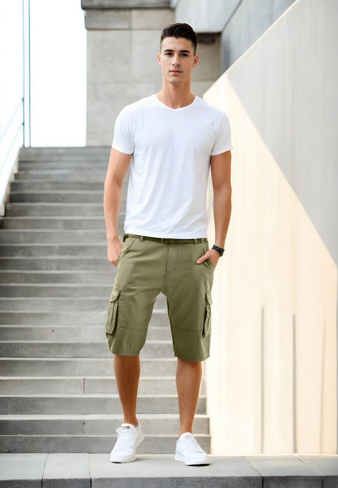 Arctic Seven Shorts Arctic Seven Herren Shorts AS409 Inklusive passendem Gürtel von Arctic Seven