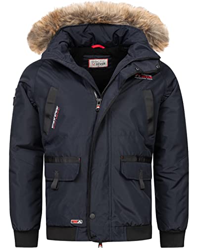 Arctic Seven warme Herren Designer Winterjacke Outdoor Jacke AS-288 [AS-288-Navy-Gr.L] von Arctic Seven