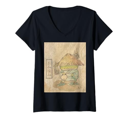 Damen Senpokukanpoku [japanische Monsterserie] T-Shirt mit V-Ausschnitt von Arcty Ltd.
