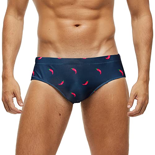 Arcweg Badehose Herren Badeslip Kurz Eng Jungen Schwimmhose Abnehmbares Pad Freizeit Kurze Badehose Kleiner Pfeffer S(EU) von Arcweg