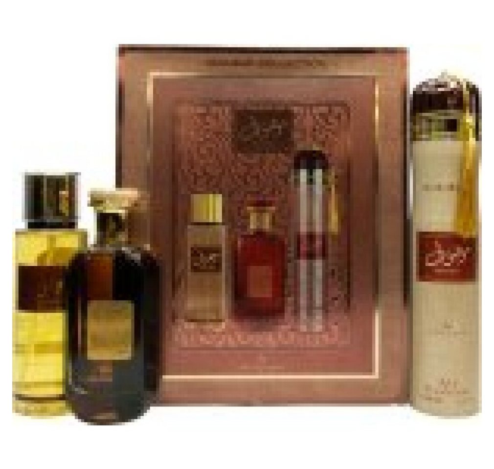 Ard Al Zaafaran Eau de Parfum Mousuf Gift Set 100ml EDP + 250ml Body Mist + 300ml Air Freshener Ard Al Zaafaran Eau de Parfum Mousuf Gift Set 100ml EDP + 250ml Body Mist + 300ml Air Freshener von Ard Al Zaafaran