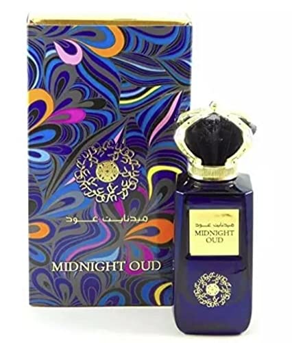 Ard Al Zaafran Midnight Oud Eau de Parfum, 100 ml, Unisex, inspiriert von Interlude von Ard Al Zaafran