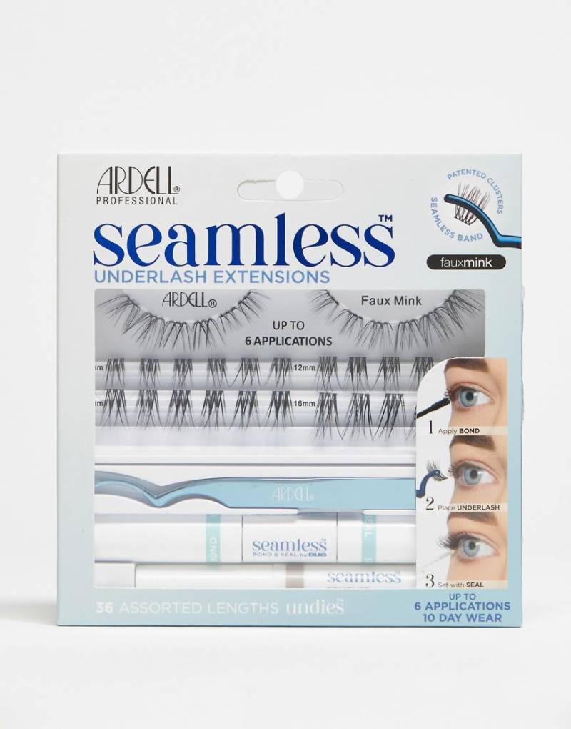 Ardell - Seamless Extensions Faux Mink Kit - Künstliche Wimpern-Schwarz von Ardell