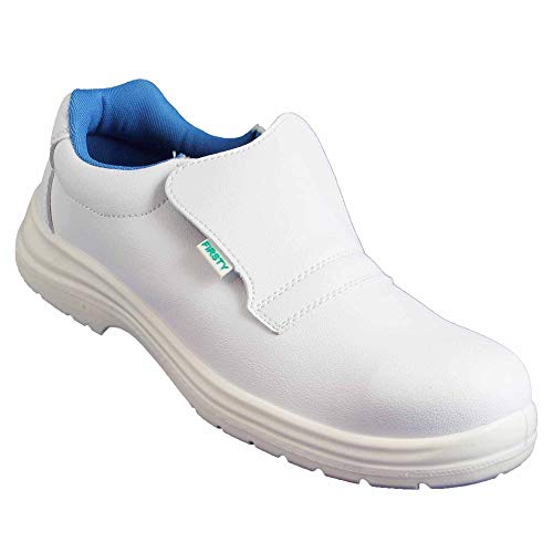 Ardon Firsty Vali S2 SRC Sicherheitsschuhe Arbeitsschuhe Laborschuhe Kochschuhe Weiß, Größe:41 EU von Ardon Safety