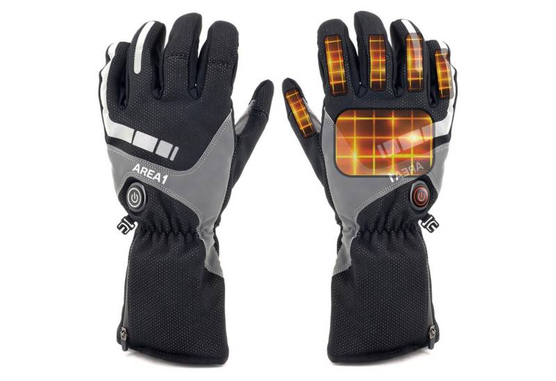 Area1 Motorradhandschuhe Motorrad Handschuhe, beheizbar. Größe M - XXL von Area1