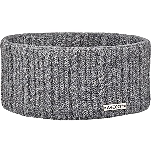 Areco Damen Stirnband Tweed Laufbekleidung Stirnband Grau - von Areco