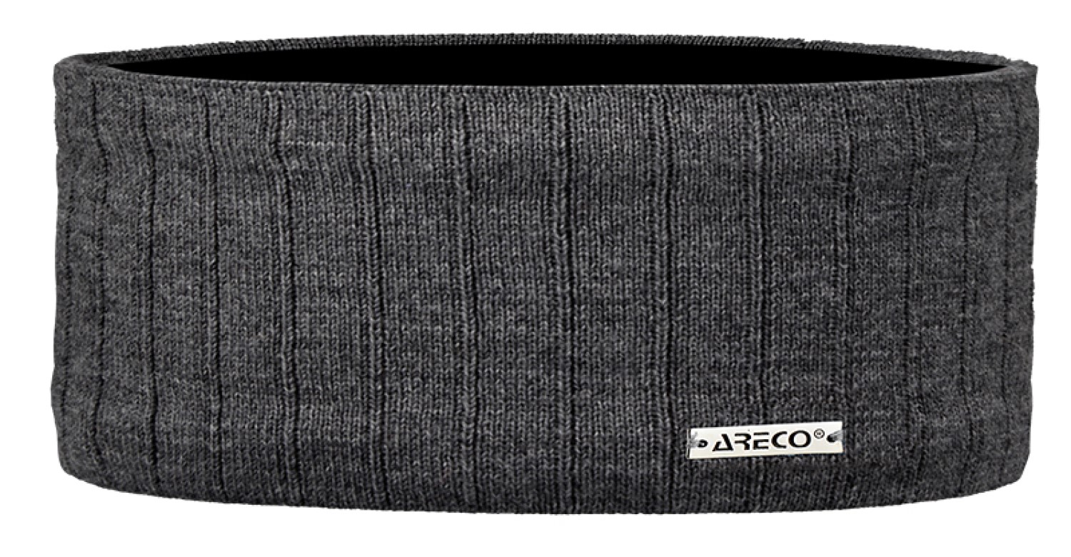 Areco Rippen-Strick Stirnband Merino Classic von Areco