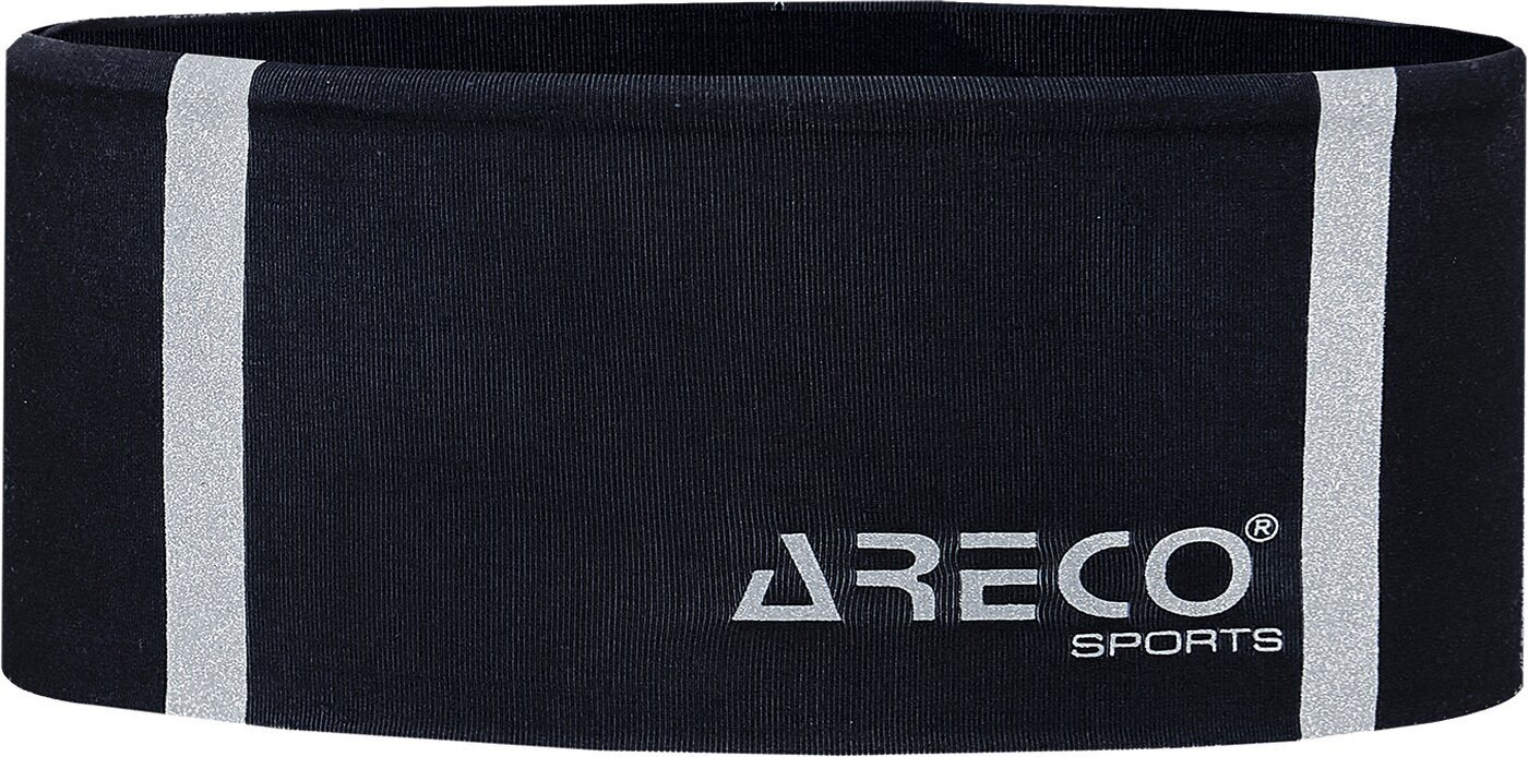 Areco Stirnband Funktions-/ Sport-Stirnband reflektierend schwarz von Areco